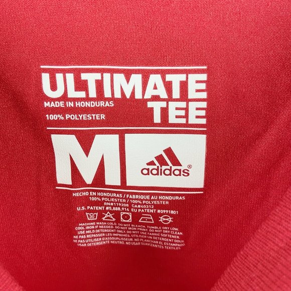 Adidas Climalite Vintage Red North Carolina Wolfpack Baseball T-Shirt Size M - Picture 3 of 11